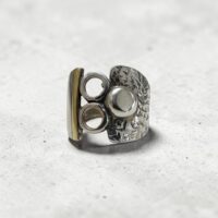 Anillo O - Plata y Oro