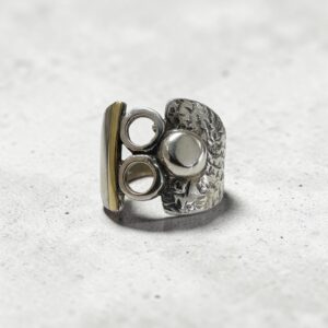 Anillo O - Plata y Oro