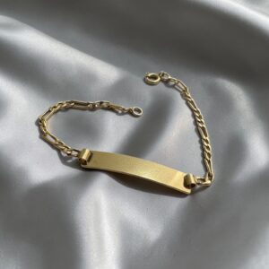 Pulsera p/Grabado Bebé - Oro 18K