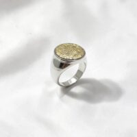 Anillo San Benito - Plata y Oro