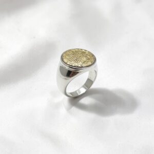 Anillo San Benito - Plata y Oro