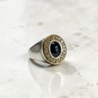 Anillo Oval - Plata y Oro