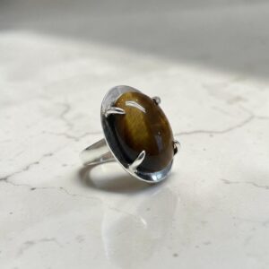 Anillo Ojo de Tigre - Plata 925