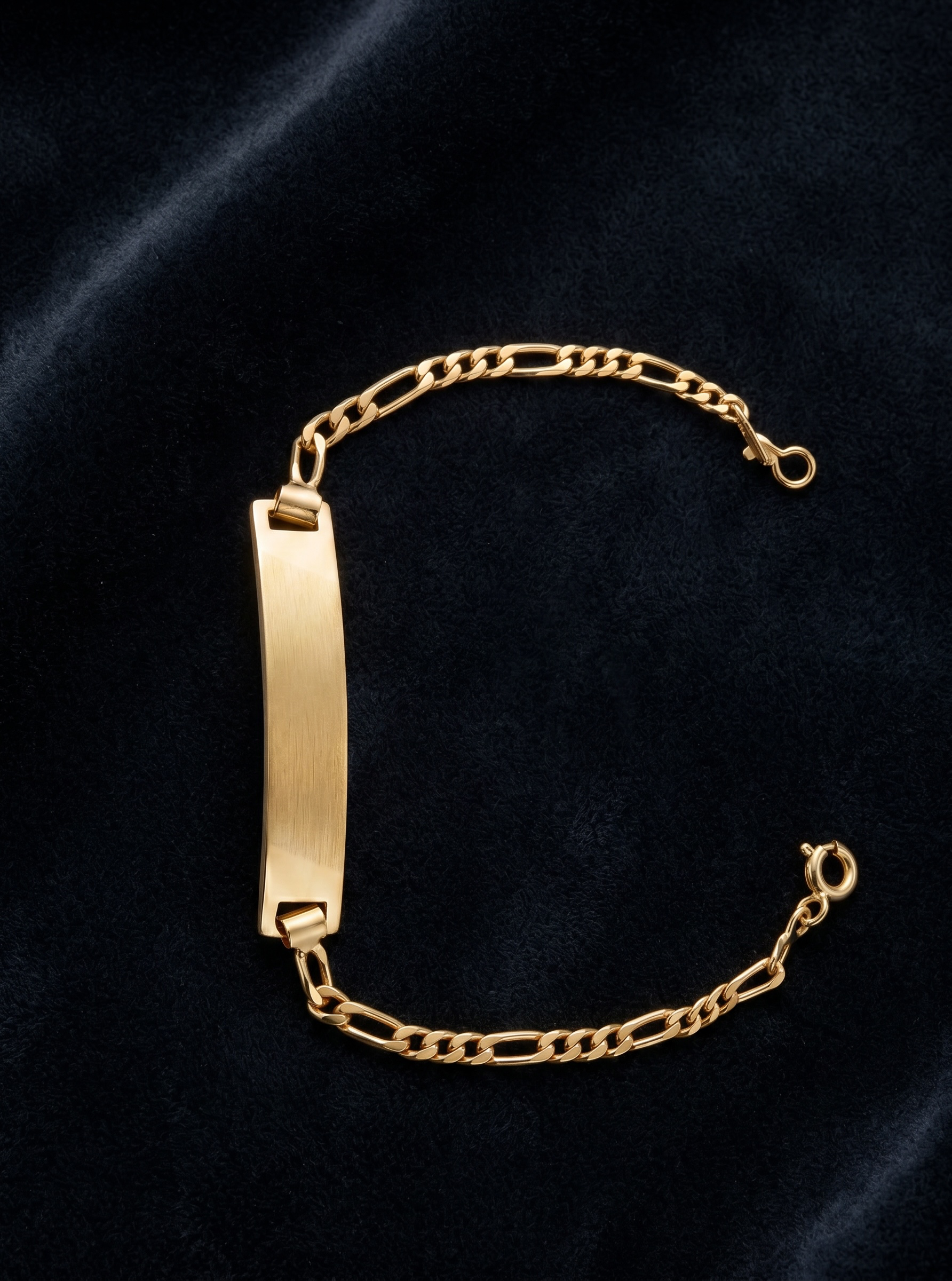 Pulsera p/Grabado Bebé - Oro 18K