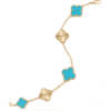 Pulsera 4 Tréboles – Plata 925