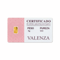 Oro 24 Kilates – 5 Gramos
