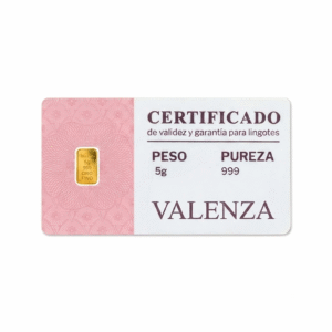 Oro 24 Kilates – 5 Gramos