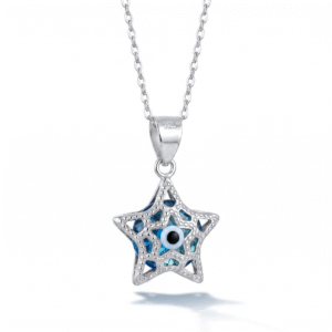 Dije estrella Nazar - Plata 925