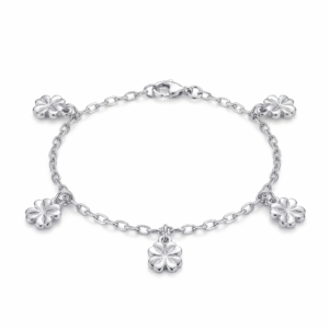 Pulsera Trébol - Plata 925