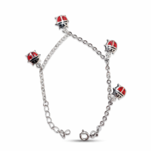 Pulsera vaquitas de san antonio - Plata 925
