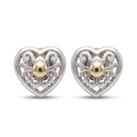 Aros Corazon - Plata 925