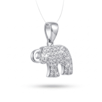 Dije Elefante Cubic - Plata 925