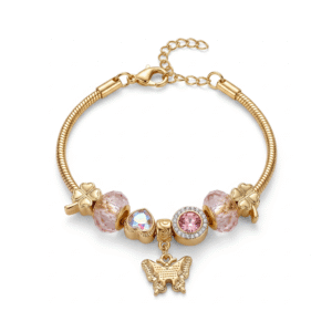 IMG_9026 Pulsera Charm - Acero Dorado