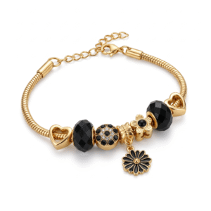 Pulsera Charm - Acero Dorado