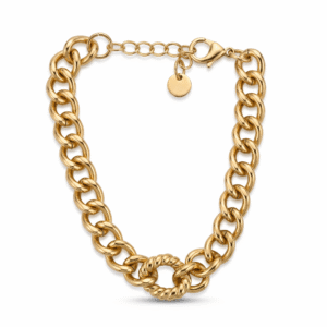 Pulsera Groumet - Acero Dorado